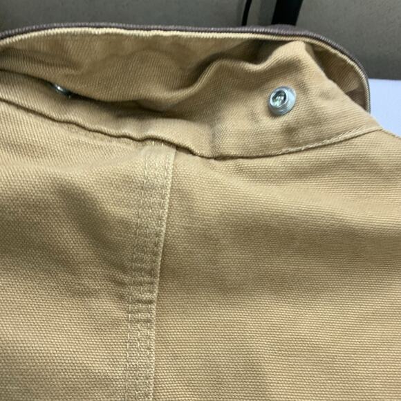 CARHARTT Mens 2XL Brown Sherpa Lined Sandstone Chore Coat Jacket C61 CML - Picture 10 of 14